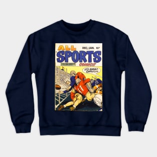 VINTAGE WINNERS TOUCH DOWN  AMERICAN FOOTBALL  PLAYERS Crewneck Sweatshirt